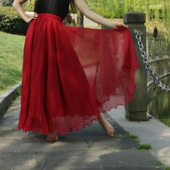Big Hem !!!! Womens Elastic Waist Midi Chiffon Skirts Summer New Fashion Pleated Skirt For Women Ladies Casual All-Match Skirts
Big Hem !!!! Womens Elastic Waist Midi Chiffon Skirts Summer New Fashion Pleated Skirt For Women Ladies Casual All-Match Skirts