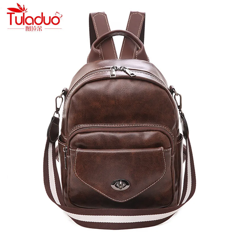 Simple Style Vintage Retro Women Backpack School PU Leather Bag Ladies School Backpacks for Teenage Girls Small Mochila Feminine
Simple Style Vintage Retro Women Backpack School PU Leather Bag Ladies School Backpacks for Teenage Girls Small Mochila Feminine