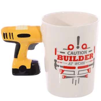 1Piece Electric Drill Mug Novelty Ceramic Tool Mug For Dad Gifts Garage Decor Woodworking Tools Builders Drill Coffee Tool Mug
1Piece Electric Drill Mug Novelty Ceramic Tool Mug For Dad Gifts Garage Decor Woodworking Tools Builders Drill Coffee Tool Mug