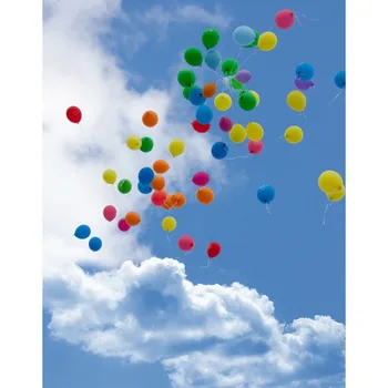 TR Photography Backdrops Vinyl Cloth Background Blue Sky Colorful Balloons Photocall for Wedding Children Baby Photo Studio Prop
TR Photography Backdrops Vinyl Cloth Background Blue Sky Colorful Balloons Photocall for Wedding Children Baby Photo Studio Prop