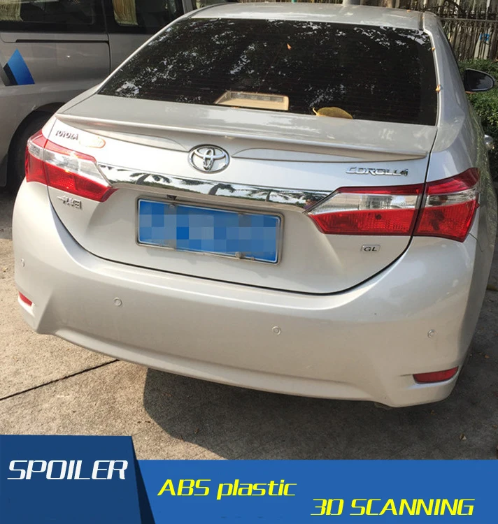 Factory Style Spoiler Wing ABS for 2014-2017 Toyota Corolla Spoilers European