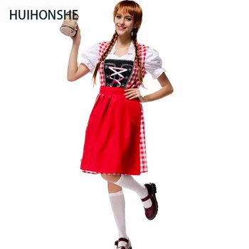 Bavarian Ethnic Traditional Costume Cotton Red German Oktoberfest Sexy Beer Girl Women Party Fancy Dress Bar Waitress Maid Cloth
Bavarian Ethnic Traditional Costume Cotton Red German Oktoberfest Sexy Beer Girl Women Party Fancy Dress Bar Waitress Maid Cloth