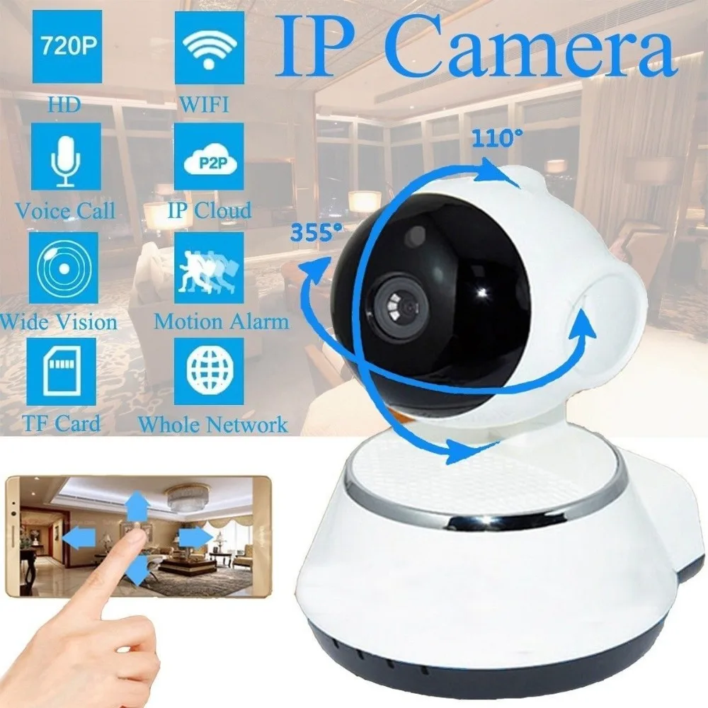 720P HD Wireless Wifi IP Camera Home Security Surveillance Camera Wide Angle Indoor Camera Night Vision Motion Detection
720P HD Wireless Wifi IP Camera Home Security Surveillance Camera Wide Angle Indoor Camera Night Vision Motion Detection