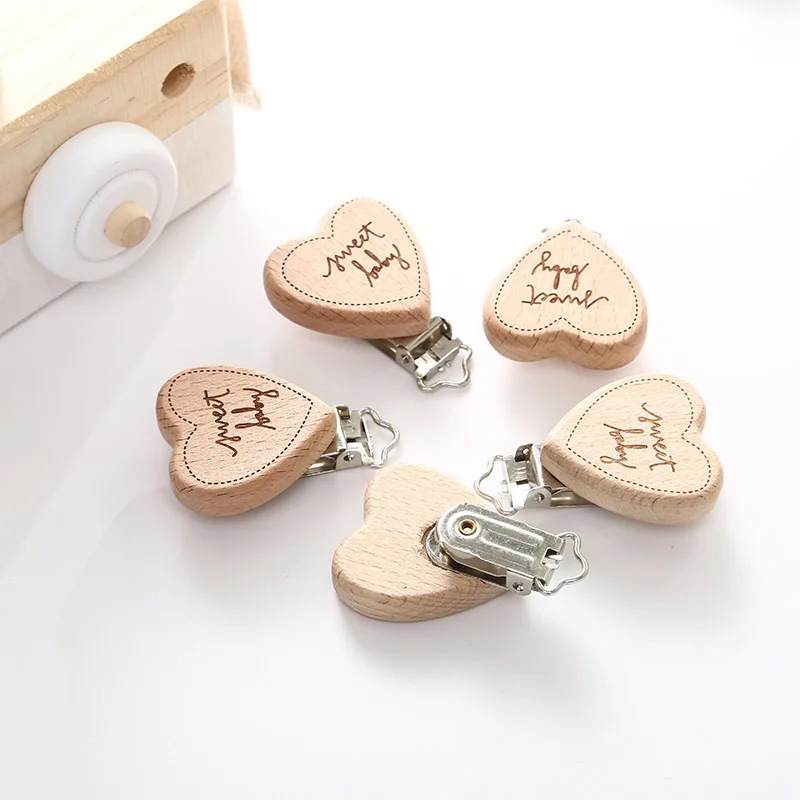 2 Piece/Lot Love Shape Wooden Solid Color Baby Pacifier Buckle Baby Products Decorative Clip Accessories DIY Jewelry Parts
2 Piece/Lot Love Shape Wooden Solid Color Baby Pacifier Buckle Baby Products Decorative Clip Accessories DIY Jewelry Parts