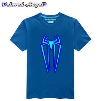 Brand New Boys T-Shirt Summer Cotton T-Shirts Girls Tee Top Luminous Logo Printed Tshirt Teenager Short Sleeve Tee Clothes
Brand New Boys T-Shirt Summer Cotton T-Shirts Girls Tee Top Luminous Logo Printed Tshirt Teenager Short Sleeve Tee Clothes