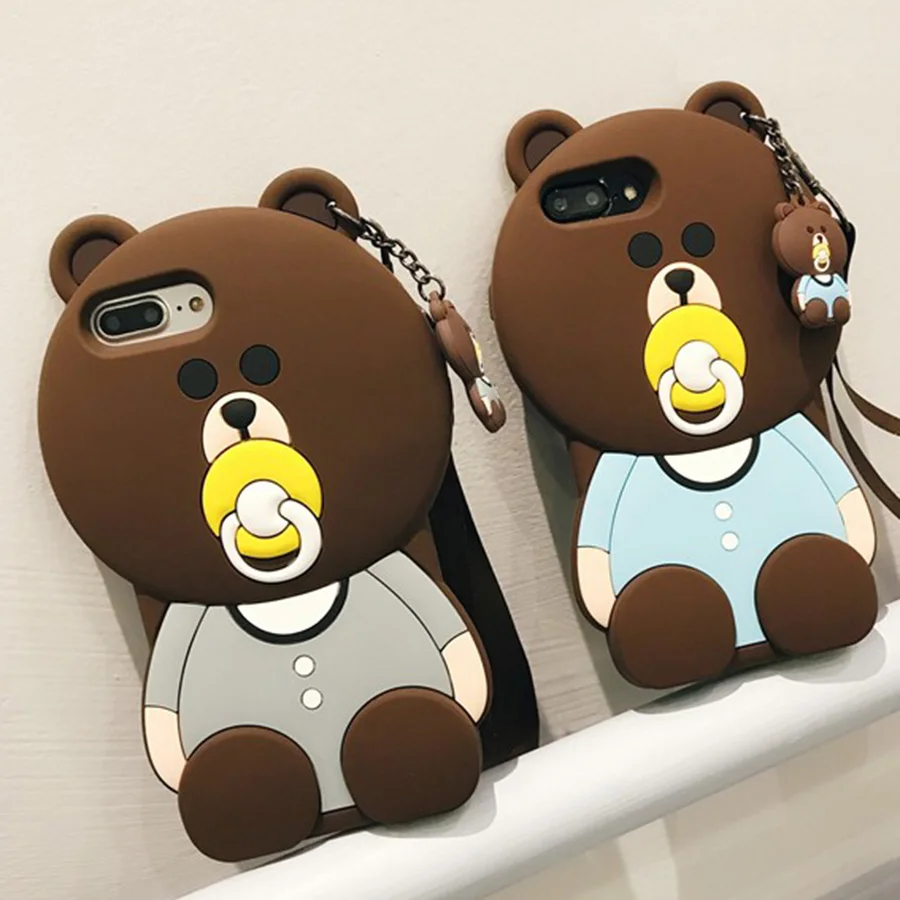 3D Cute Bear for Huawei P20 Pro Lite Case P10 P8 P9 2017 Soft Rubber Silicon Bear for Mate 10 Pro 9 Honor Back Cover Nova 3E 3
3D Cute Bear for Huawei P20 Pro Lite Case P10 P8 P9 2017 Soft Rubber Silicon Bear for Mate 10 Pro 9 Honor Back Cover Nova 3E 3