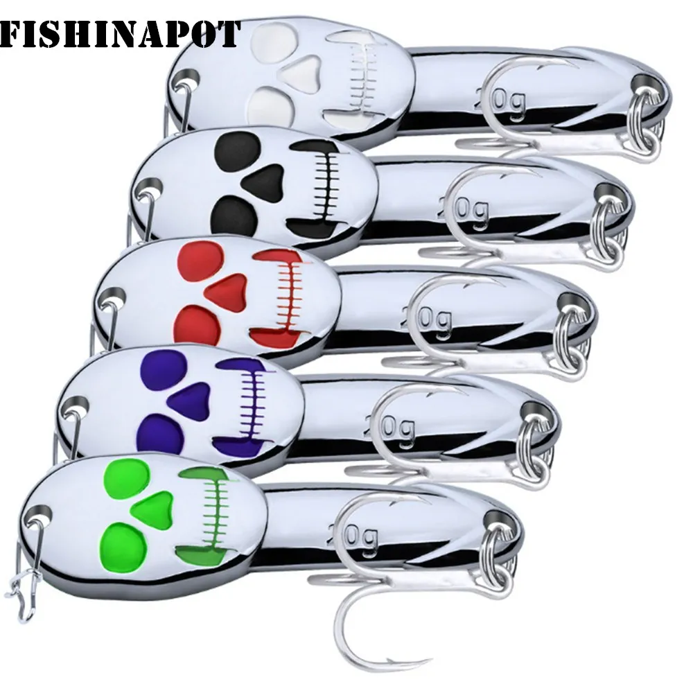 1pcs 6cm 20g Metal Spinner Spoon Fishing Lure Sliver Sequins Artificial Hard Baits Crankbait Carp Pesca Treble Hooks Peche
1pcs 6cm 20g Metal Spinner Spoon Fishing Lure Sliver Sequins Artificial Hard Baits Crankbait Carp Pesca Treble Hooks Peche