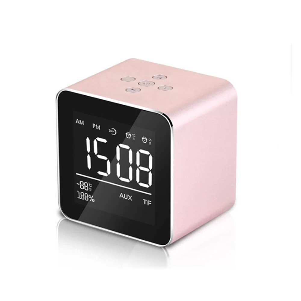 LED Desktop Table Alarm Clock USB Digital Alarm Clock BT Wireless Mini Subwoofer Speaker Mirror Alarm Clock with 18650 Battery
LED Desktop Table Alarm Clock USB Digital Alarm Clock BT Wireless Mini Subwoofer Speaker Mirror Alarm Clock with 18650 Battery