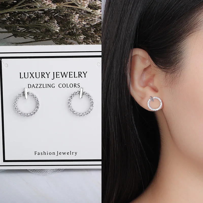Jewelry & Accessories Fashion Jewelry,Earrings, Stud Earrings,S925 silver stud with zircon round stud earrings
Jewelry & Accessories Fashion Jewelry,Earrings, Stud Earrings,S925 silver stud with zircon round stud earrings