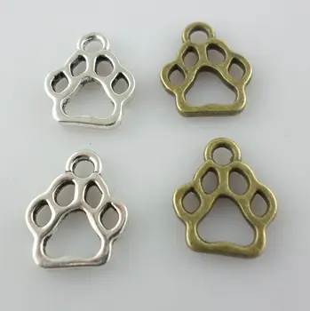 Wholesale 600pcs Zinc Alloy Dog Cat Paw Print Charms Pendants 11x13mm Tibetan Bronze/Silver Jewelry Findings
Wholesale 600pcs Zinc Alloy Dog Cat Paw Print Charms Pendants 11x13mm Tibetan Bronze/Silver Jewelry Findings