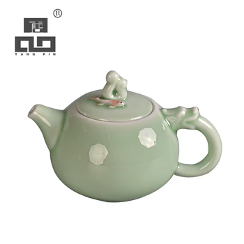 TANGPIN longquan celadon ceramic teapot fish kettle chinese ceramic tea pot 250ml
TANGPIN longquan celadon ceramic teapot fish kettle chinese ceramic tea pot 250ml