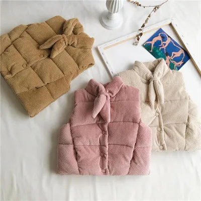 Baby Girls Winter Corduroy Kids Vest Cotton Thicken Warm collar Waistcoats for Girls Solid Seeveless Outerwear Children Clothing
Baby Girls Winter Corduroy Kids Vest Cotton Thicken Warm collar Waistcoats for Girls Solid Seeveless Outerwear Children Clothing