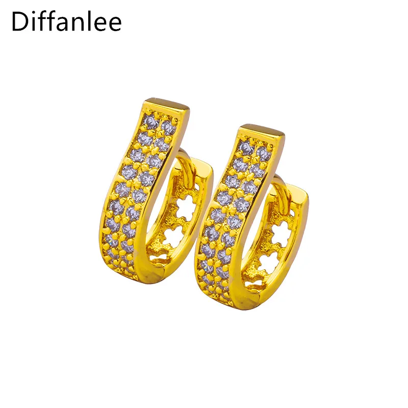 Diffanlee Charm Fashion Europe hot sale Gold color Hoop Earrings For Women High Quality Luxury full Cubic Zirconia Wedding
Diffanlee Charm Fashion Europe hot sale Gold color Hoop Earrings For Women High Quality Luxury full Cubic Zirconia Wedding