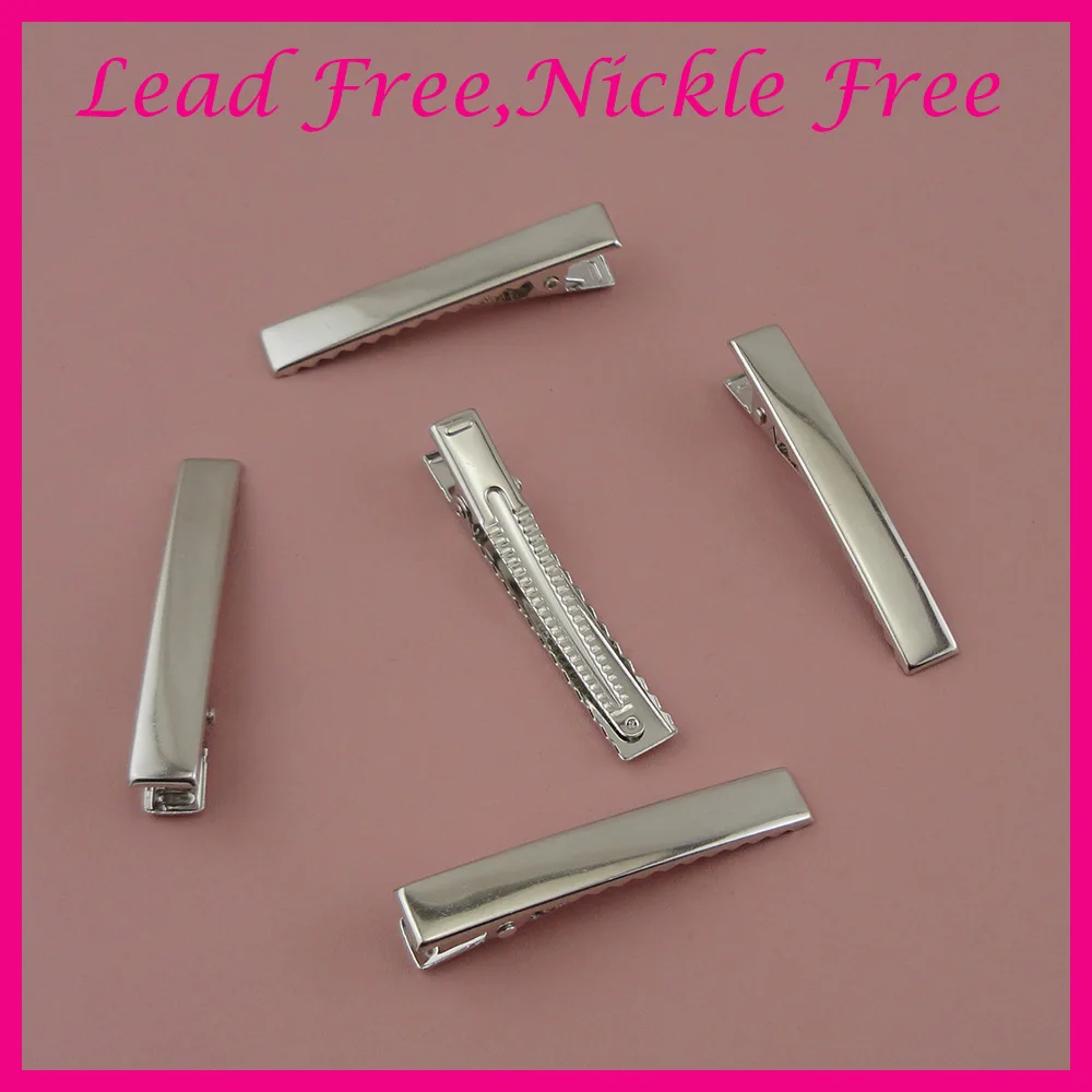 50PCS Silver 5.5cm Plain Rectangle Metal Alligator Clips hairpins with teeth at lead free,nickle free DIY Hair bows hair clips
50PCS Silver 5.5cm Plain Rectangle Metal Alligator Clips hairpins with teeth at lead free,nickle free DIY Hair bows hair clips