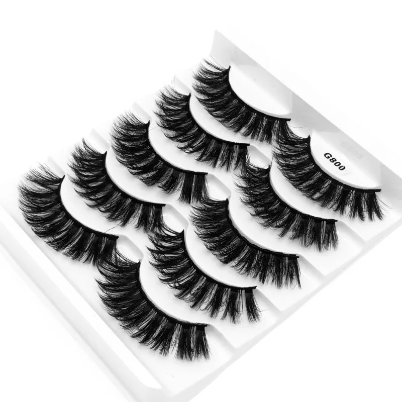 5 Pairs 3D Faux Mink Hair Soft False Eyelashes Fluffy Wispy Thick Lashes Handmade Soft Eye Makeup Extension Tools
5 Pairs 3D Faux Mink Hair Soft False Eyelashes Fluffy Wispy Thick Lashes Handmade Soft Eye Makeup Extension Tools