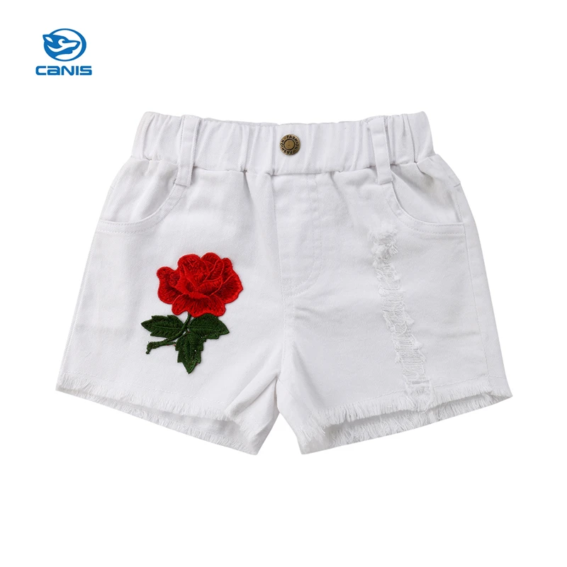 Hot Summer Toddler Kids Baby Girls Shorts Embroidery Flower Casual Denim Bottoms Jeans Pants Shorts Size 1-6T
Hot Summer Toddler Kids Baby Girls Shorts Embroidery Flower Casual Denim Bottoms Jeans Pants Shorts Size 1-6T