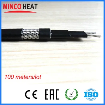 120V/240V 65 C degree self regulating heater wire pipe insulation, roof deicing, heat trace heating cable
120V/240V 65 C degree self regulating heater wire pipe insulation, roof deicing, heat trace heating cable