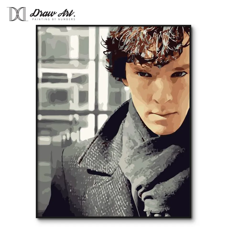 Sherlock Holmes Poster DIY Frame Painting By Numbers Oil Paint Wall Art Pictures Decor For Home Decoration
Sherlock Holmes Poster DIY Frame Painting By Numbers Oil Paint Wall Art Pictures Decor For Home Decoration