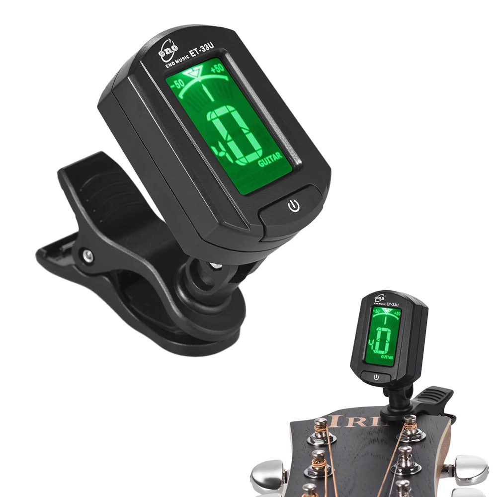 eno ET-33U Clip-On Tuner Acoustic Guitar Tuner LCD Display for Guitar Chromatic Ukulele Guitar Parts & Accessories
eno ET-33U Clip-On Tuner Acoustic Guitar Tuner LCD Display for Guitar Chromatic Ukulele Guitar Parts & Accessories