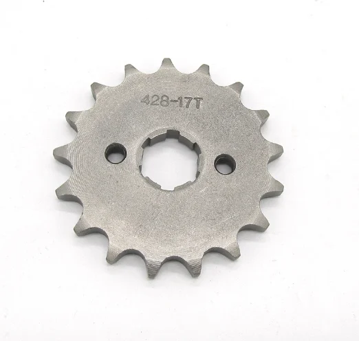 Фото Inner Diameter 20mm 17mm 17T 13T 18T 428 Chain Front Sprocket Cog 17 tooth front sprocket small flywheel | Автомобили и мотоциклы