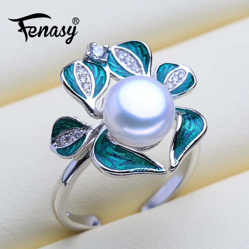 FENASY fashion Green Cloisonne Pearl rings bohemian jewelry rings for Women Wedding Birthday Creativity gift with jewelry box
FENASY fashion Green Cloisonne Pearl rings bohemian jewelry rings for Women Wedding Birthday Creativity gift with jewelry box