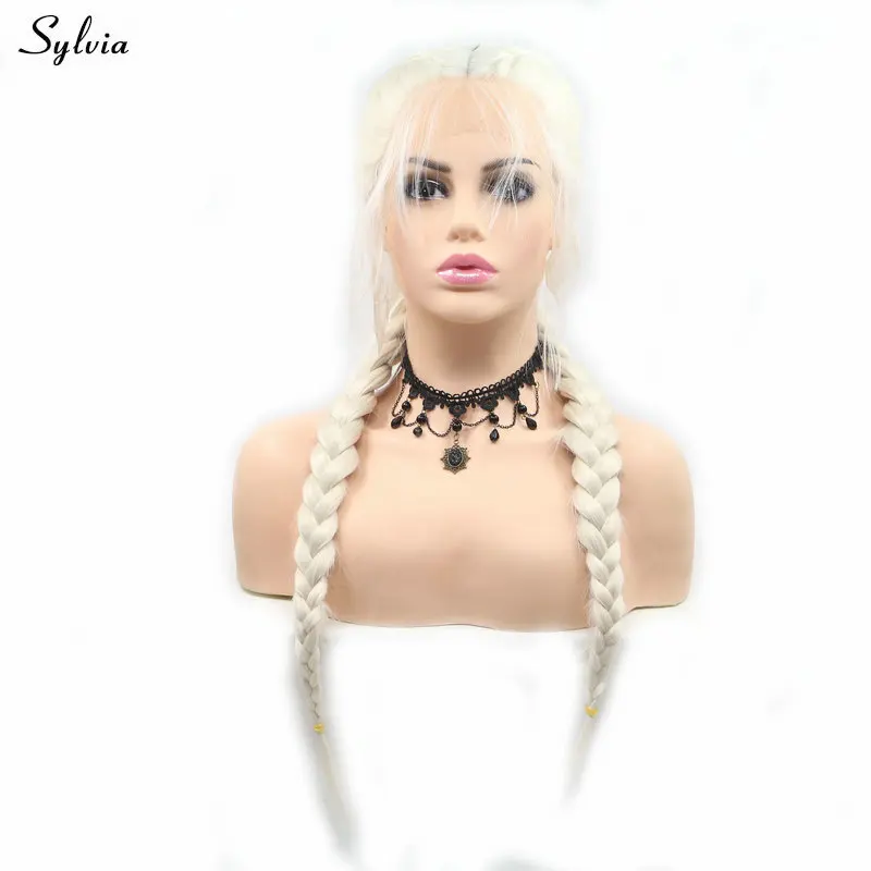 Sylvia 2x Twist Braids Wigs For Women 60#/613#/Purple/Ombre Blonde Synthetic Lace Front Wig Handmade Braided Wig With Baby Hair
Sylvia 2x Twist Braids Wigs For Women 60#/613#/Purple/Ombre Blonde Synthetic Lace Front Wig Handmade Braided Wig With Baby Hair