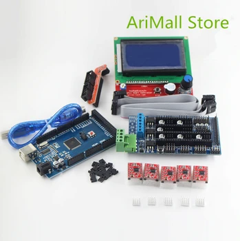 3D Printer kit 1pcs Mega 2560 R3 + 1pcs RAMPS 1.5 Controller+ 5pcs A4988 Stepper Driver Module + 1pcs LCD 12864 controller
3D Printer kit 1pcs Mega 2560 R3 + 1pcs RAMPS 1.5 Controller+ 5pcs A4988 Stepper Driver Module + 1pcs LCD 12864 controller