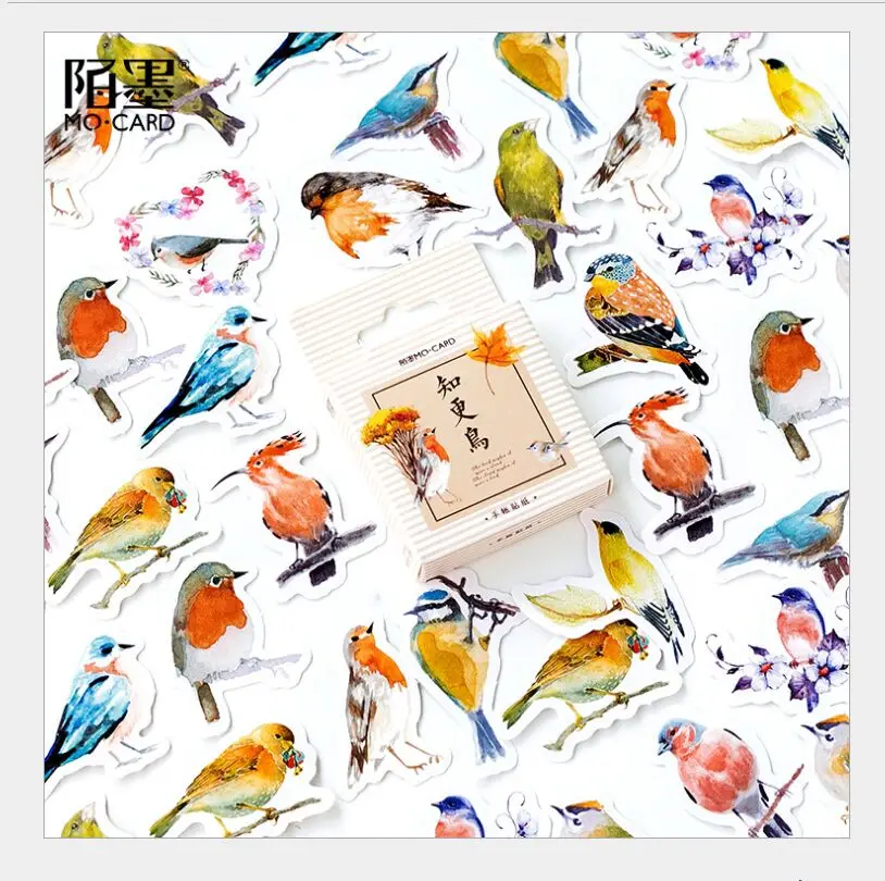 45Pcs/pack robin redbreast bird and tree branch decoration sticker DIY planner scrapbooking label stickers gift for kids escolar
45Pcs/pack robin redbreast bird and tree branch decoration sticker DIY planner scrapbooking label stickers gift for kids escolar