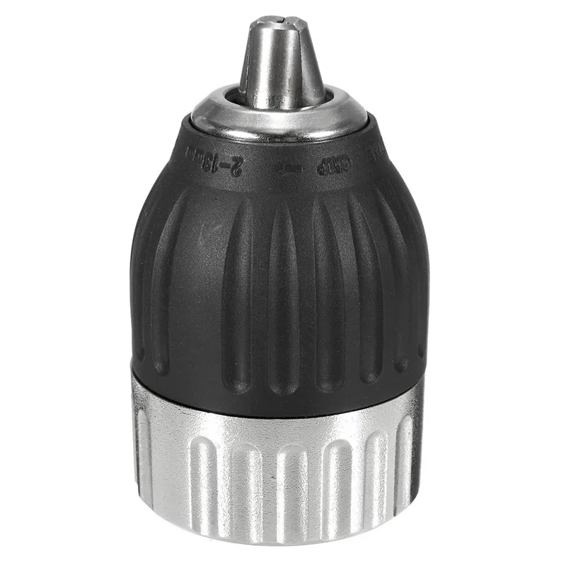 2-13MM Alloy Self-locking Click Keyless Drill Chuck Adapter Tool Fast Clamping Comfortable Jacket Surface Durable
2-13MM Alloy Self-locking Click Keyless Drill Chuck Adapter Tool Fast Clamping Comfortable Jacket Surface Durable