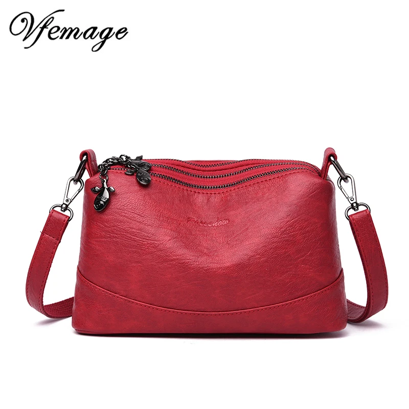 Vfemage 2019 Vintage Soft Leather Bag Women Handbag Female Messenger Crossbody Bag Ladies Flap Small Shoulder Bags for Women Sac
Vfemage 2019 Vintage Soft Leather Bag Women Handbag Female Messenger Crossbody Bag Ladies Flap Small Shoulder Bags for Women Sac