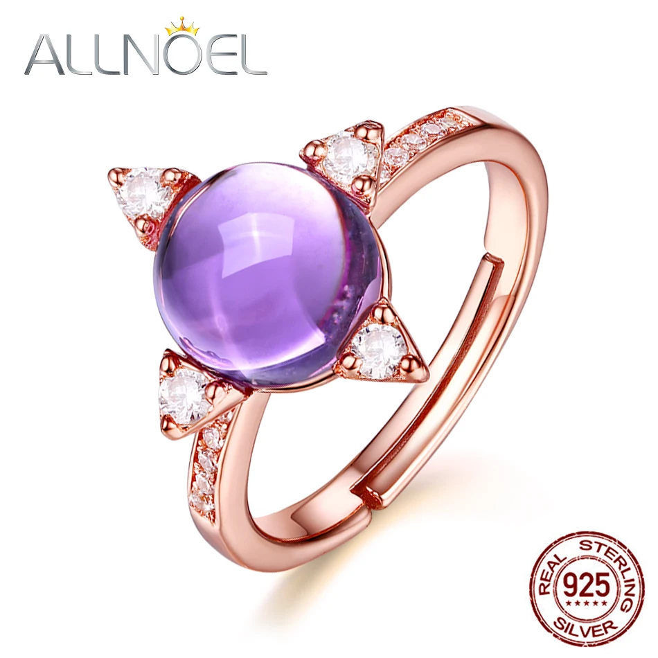 ALLNOEL Real 925 Sterling Silver Rings For Women Amethyst Gemstone Ring Wedding Jewelry Fine Jewelry Gifts For Women on March 8
ALLNOEL Real 925 Sterling Silver Rings For Women Amethyst Gemstone Ring Wedding Jewelry Fine Jewelry Gifts For Women on March 8