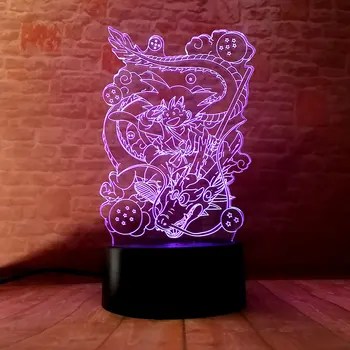 Dragon Ball Dragon Figura 3D Illusion LED NightLight Color Flashing Lamp Dragon Ball Z Anime Figure Model Toys
Dragon Ball Dragon Figura 3D Illusion LED NightLight Color Flashing Lamp Dragon Ball Z Anime Figure Model Toys