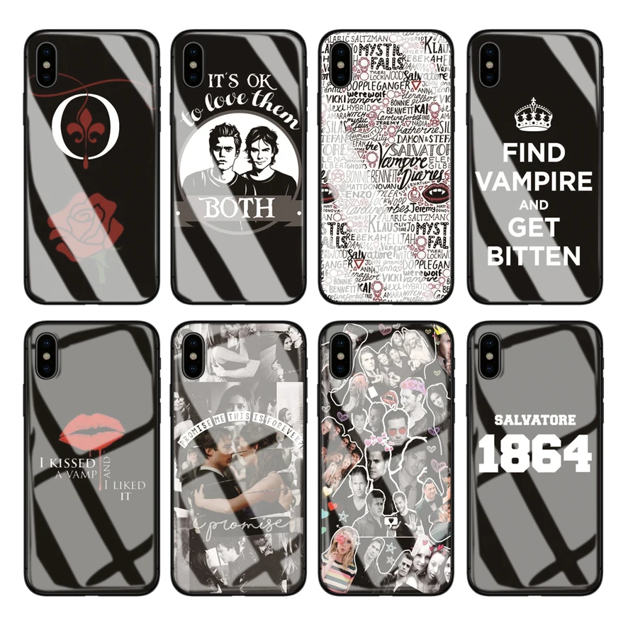 OUTMIX The Vampire Diaries Cover Case for iPhone X XR XS Max 8 7 6s Plus Tempered glass phone case
OUTMIX The Vampire Diaries Cover Case for iPhone X XR XS Max 8 7 6s Plus Tempered glass phone case