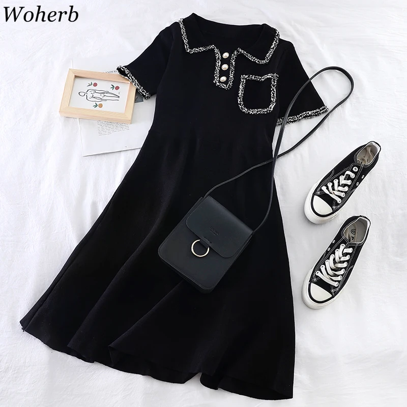 Woherb Elegant Short Sleeve Black Dress Women Summer Thin Knitted Robe 2019 Tassel Dresses Sexy Backless Vestidos 22431
Woherb Elegant Short Sleeve Black Dress Women Summer Thin Knitted Robe 2019 Tassel Dresses Sexy Backless Vestidos 22431