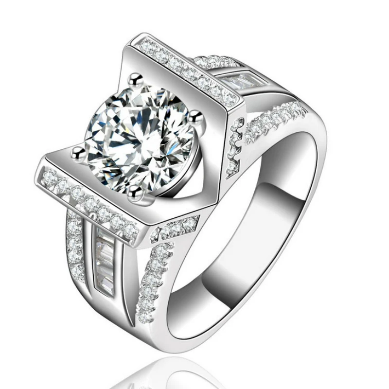 Elegant Ladies Ring Engagement Marriage Attend Cocktail Party Rings Holiday Gift Jewelry
Elegant Ladies Ring Engagement Marriage Attend Cocktail Party Rings Holiday Gift Jewelry