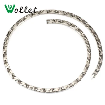 Wollet Jewelry Gold Color Health Energy Korean 5mm Titanium Negative Ion Infrared Germanium Necklace For Men Women
Wollet Jewelry Gold Color Health Energy Korean 5mm Titanium Negative Ion Infrared Germanium Necklace For Men Women