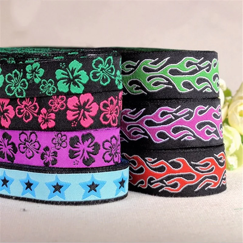 

Cartoon Animal Family Owl 16mm 100% Polyester Jacquard Ribbon DIY Pet Collar Decorated With Children's Clothing Accessories