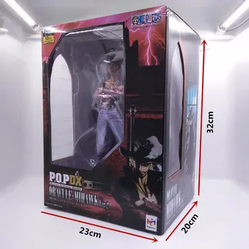 

22CM Anime Action Figure ONE PIECE POP DX Dracule Mihawk Ver.2 Big Sword PVC Model Collectible Cool Kids Popular Gift Toy Doll