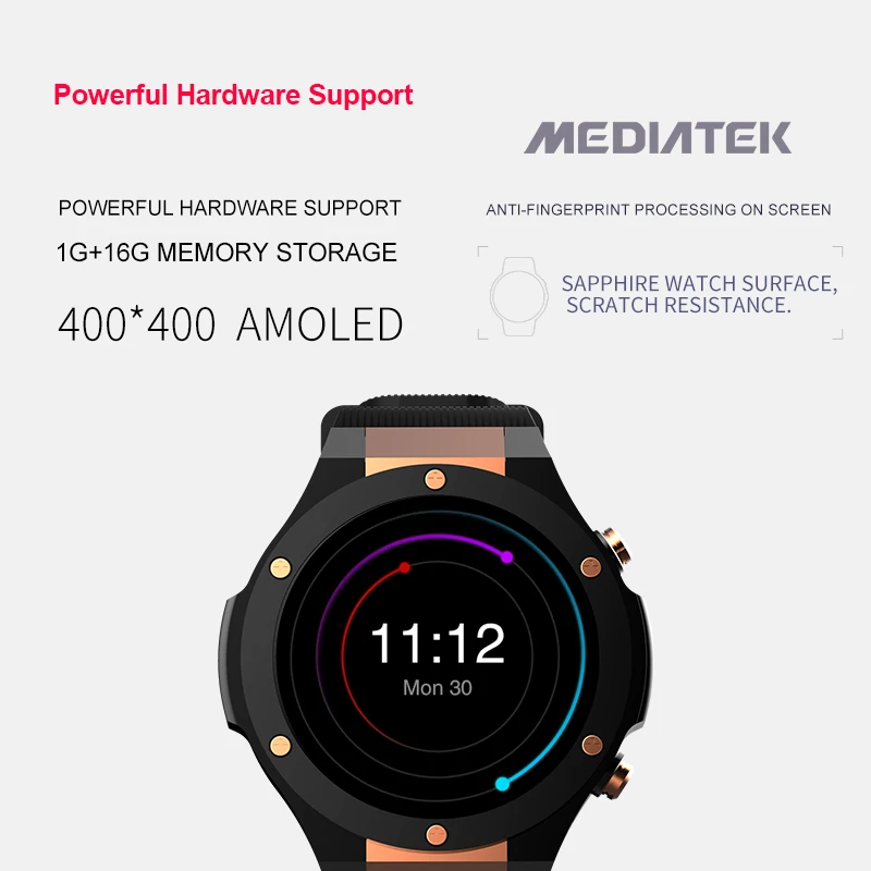 microwear h2 4g smartwatch