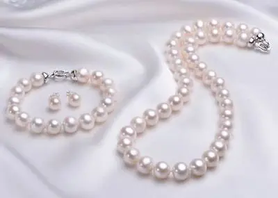 Free shipping hot sale Women Bridal Wedding Jewelry >> 10-11mm AAA Akoya White Pearl Necklace &Bracelet &Earring 18inch 7.5-8
Free shipping hot sale Women Bridal Wedding Jewelry >> 10-11mm AAA Akoya White Pearl Necklace &Bracelet &Earring 18inch 7.5-8