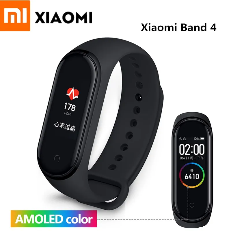 Original Xiaomi Mi Band 4 Smart Band 4 Bluetooth 5.0 135mAh Color Screen Heart Rate Fitness Music Smart Xiaomi Miband 4 Bracelet
Original Xiaomi Mi Band 4 Smart Band 4 Bluetooth 5.0 135mAh Color Screen Heart Rate Fitness Music Smart Xiaomi Miband 4 Bracelet