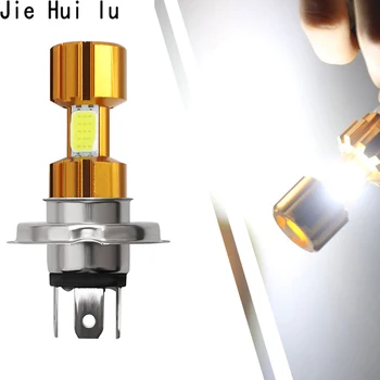 New High Quality 1Pcs H4 18W LED 3 COB Motorcycle Headlight Bulb 2000LM 6000K Hi/Lo Beam Light White Light
New High Quality 1Pcs H4 18W LED 3 COB Motorcycle Headlight Bulb 2000LM 6000K Hi/Lo Beam Light White Light