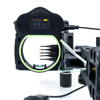 LaserWorks 300 Yards Bow sight with rangefinder 5 Pin Four-axis adjustment Bow Sight Range finder
LaserWorks 300 Yards Bow sight with rangefinder 5 Pin Four-axis adjustment Bow Sight Range finder