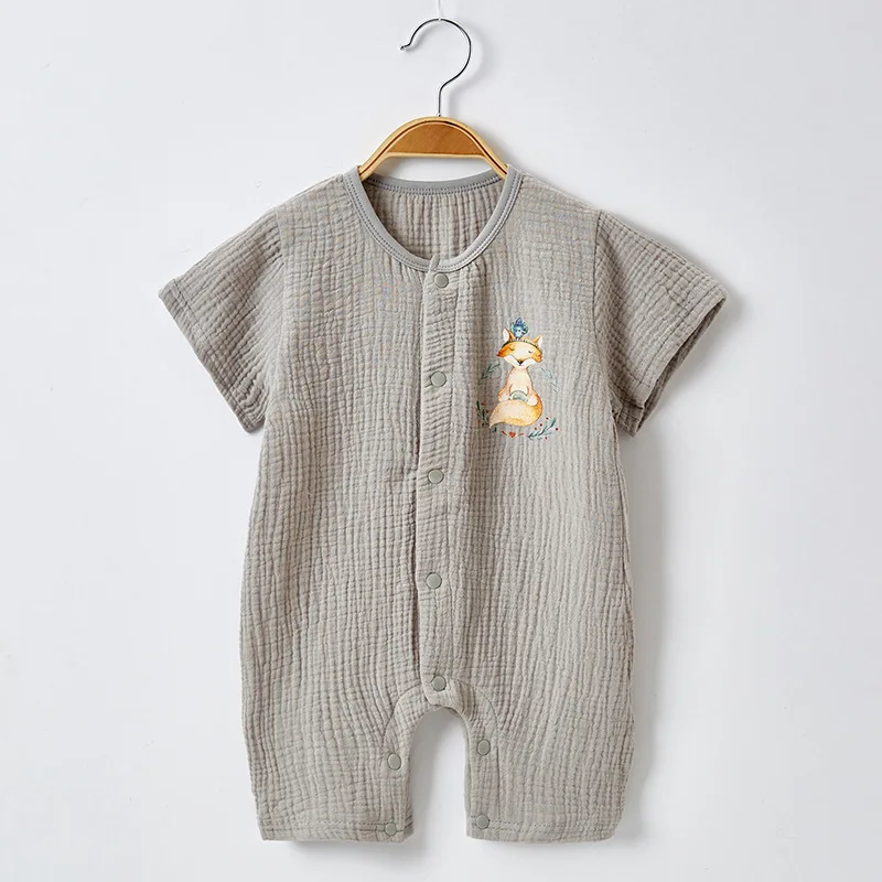 Summer New Style Baby Rompers Ruffle Short Sleeve Newborn Infant Baby Boy Girl Clothes Cute Cartoon Printed Jumpsuit Clothes
Summer New Style Baby Rompers Ruffle Short Sleeve Newborn Infant Baby Boy Girl Clothes Cute Cartoon Printed Jumpsuit Clothes