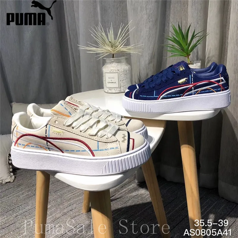 Original PUMA Suede Platform Women Shoes Lace-up Closure Women Sneakers Embroidery Thick Bottom Wn's Badminton Shoes EUR35.5-39
Original PUMA Suede Platform Women Shoes Lace-up Closure Women Sneakers Embroidery Thick Bottom Wn's Badminton Shoes EUR35.5-39