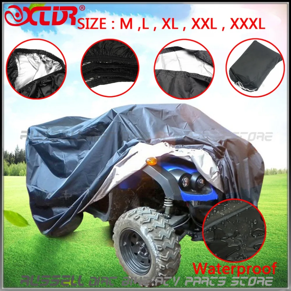 190T Waterproof Dustproof Anti-UV Quad Bike ATV Cover For Polaris Honda Yamaha Can-Am Suzuki Kawasaki Size M ~ XXXL
190T Waterproof Dustproof Anti-UV Quad Bike ATV Cover For Polaris Honda Yamaha Can-Am Suzuki Kawasaki Size M ~ XXXL
