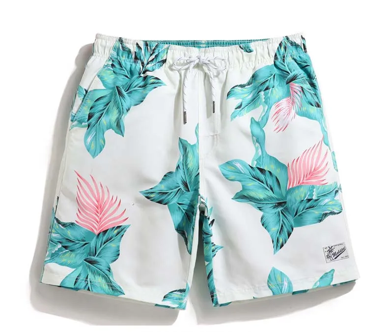 Gailang couples beach surf praia bermudas siwmming trunks men swimsuits sweat print flowers travel holiday plavk elastic joggers 8