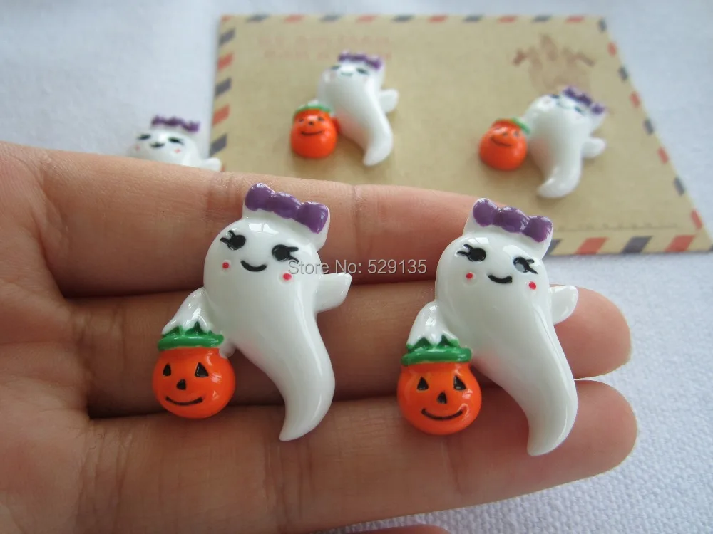 Free Shipping! Ghost Girly Boo w/ Pumpkin for Halloween Party for Hair Bow Center, Crafts Making DIY (25*30mm)
Free Shipping! Ghost Girly Boo w/ Pumpkin for Halloween Party for Hair Bow Center, Crafts Making DIY (25*30mm)