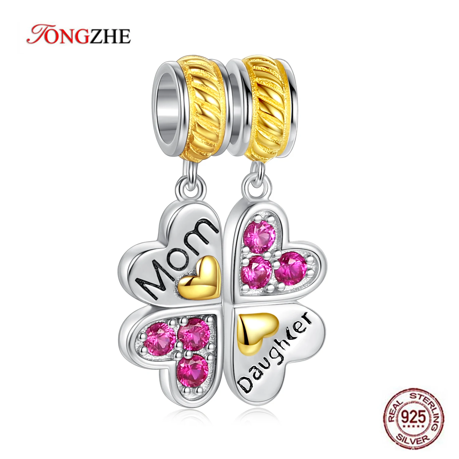 TONGZHE Heart To Heart Love Enamel 925 Sterlings Silver Pendant Charms For Jewelry Making Fit Pandoro Bracelet Mom Daughter Gift
TONGZHE Heart To Heart Love Enamel 925 Sterlings Silver Pendant Charms For Jewelry Making Fit Pandoro Bracelet Mom Daughter Gift