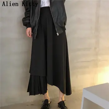 Alien Kitty New Solid Summer Irregular Fashion Slim Casual Empire 2019 Simple A-Line Women Fresh Mid-Calf Black Skirt Plus Size
Alien Kitty New Solid Summer Irregular Fashion Slim Casual Empire 2019 Simple A-Line Women Fresh Mid-Calf Black Skirt Plus Size